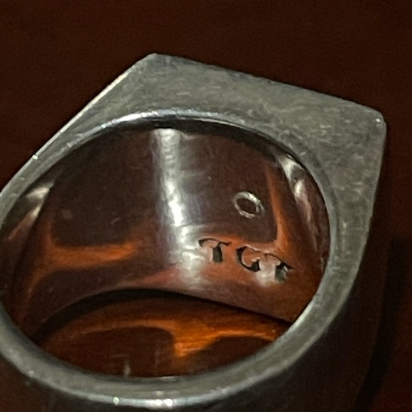 The Great Frog Skull Shield Silver Ring size 6.5 - Picture 3 of 6